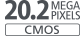 20,2 megapiksel CMOS