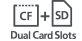 CF + SD Çift Kart Yuvası